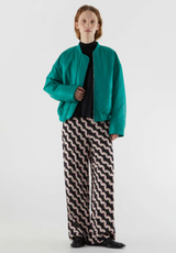 COMPANIA FANTASTICA - Pull trapèze col montant noir 34C/10276