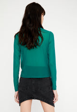 WILD PONY - MESH L/S BLOUSE 23W/11243 CS