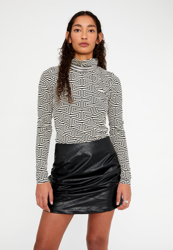 WILD PONY - PU MINI SKIRT 23W/12208 CS