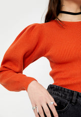 WILD PONY - PUFF SLEEVE SWEATER 23W/70201 CS