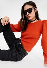 WILD PONY - PUFF SLEEVE SWEATER 23W/70201 CS
