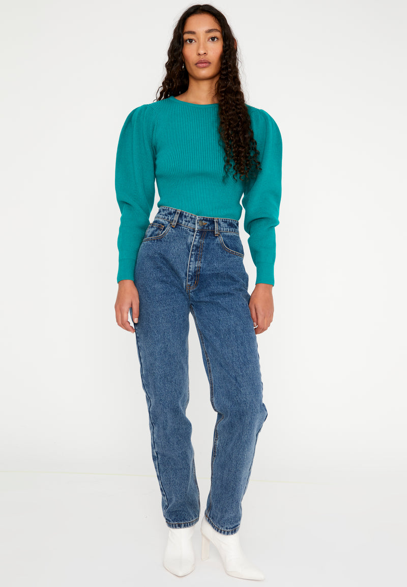 WILD PONY - PUFF SLEEVE SWEATER 23W/70206 CS