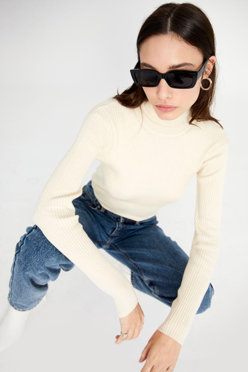 WILD PONY - PULL COL ROULÉ 23W/70214 CS