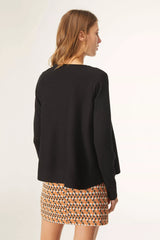 COMPANIA FANTASTICA - CARDIGAN MANCHES LONGUES EN MAILLE FINE COL ROND