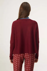 COMPANIA FANTASTICA - CARDIGAN MANCHES LONGUES EN MAILLE FINE COL ROND