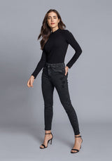 LEZ A LEZ - Aruba Flat Belly Skinny Jeans - Boutique Bubbles