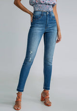 LEZ A LEZ - Calça Jeans Skinny Cropped Aruba Elastic 4401L - Boutique Bubbles