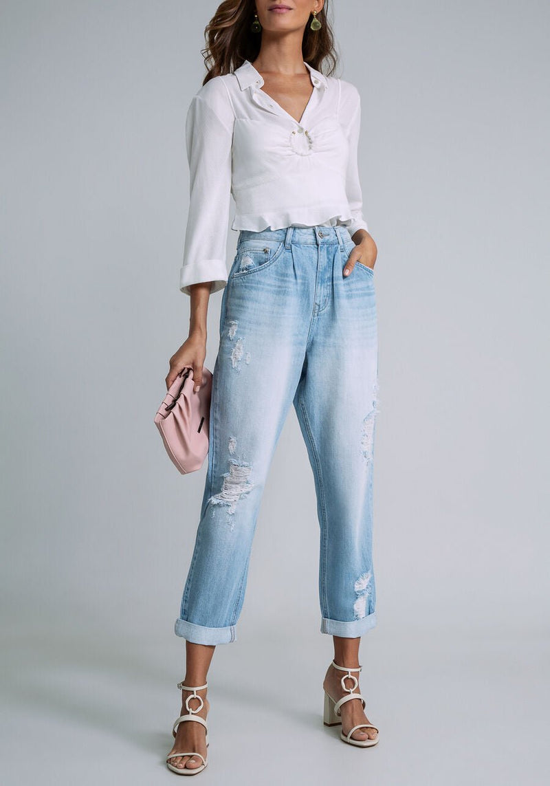 LEZ A LEZ - Mommy Destroyed Jeans - Boutique Bubbles