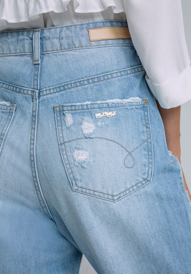 LEZ A LEZ - Mommy Destroyed Jeans - Boutique Bubbles