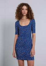 LEZ A LEZ - Printed Cinnamon Short Dress - Boutique Bubbles
