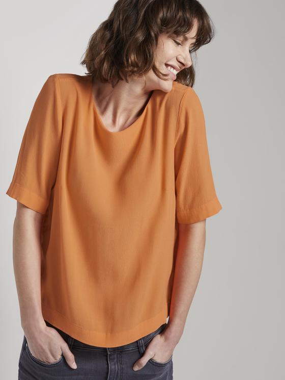 TOM TAILOR - T-shirt élégant en crêpe
