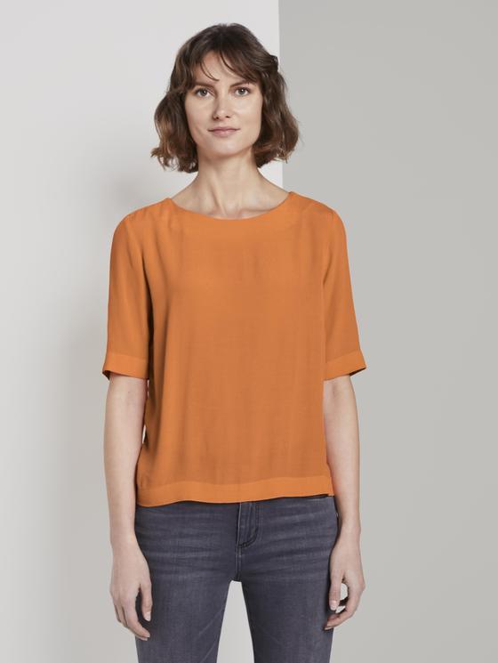 TOM TAILOR - T-shirt élégant en crêpe