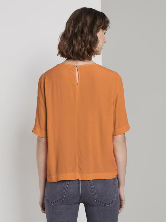 TOM TAILOR - T-shirt élégant en crêpe