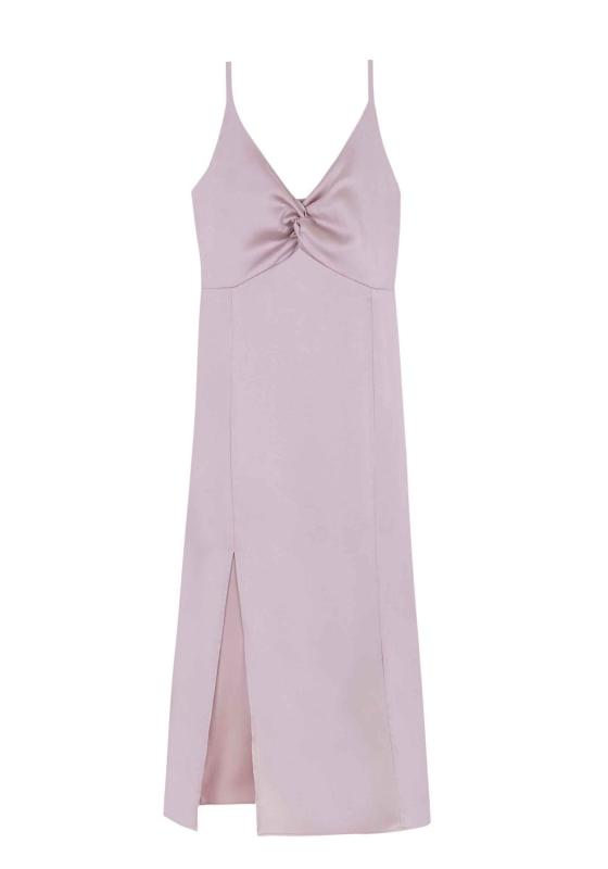 WILD PONY - Pink Satin Strappy Dress